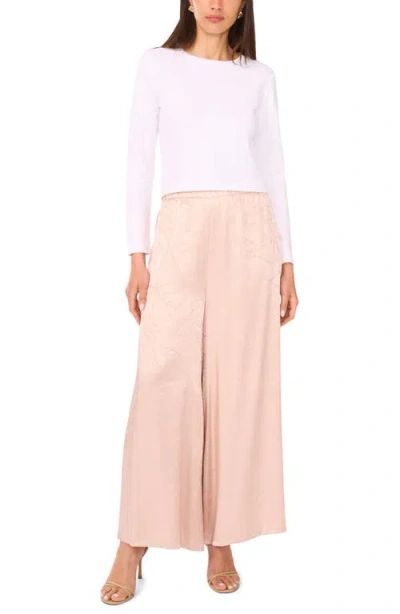Vince Camuto Women's Mid Rise Wide Leg Pants In Pink