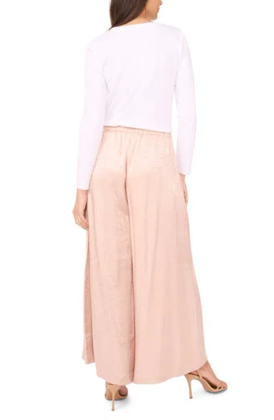 Vince Camuto Women's Mid Rise Wide Leg Pants In Pink