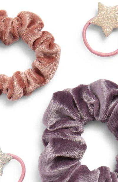 Mimi & Lula Kids' Set Of 10 Assorted Barrettes, Ponytail Holders & Scrunchies In Pink