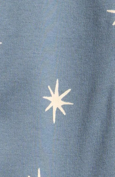 Pehr Print Rib Organic Cotton Footie In Gray