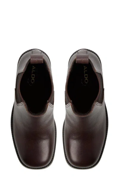 Aldo Women's Anneliese Chelsea Square Toe Boots In Brown