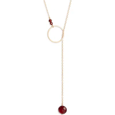 Nashelle Gwyneth Semiprecious Toggle Necklace