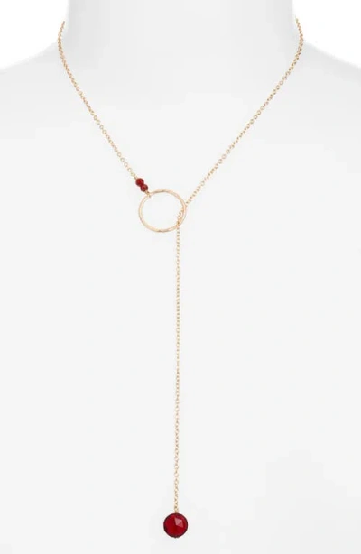 Nashelle Gwyneth Semiprecious Toggle Necklace