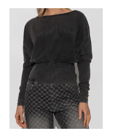 Misbhv Long-sleeve Top In Black