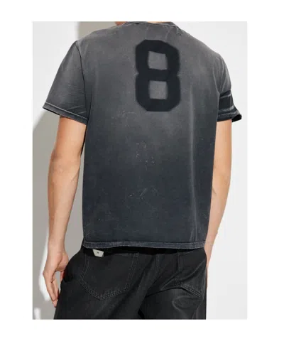 Misbhv Distressed-finish T-shirt In Gray