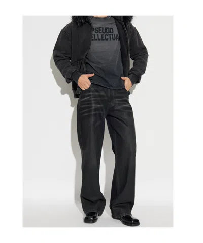 Misbhv Distressed-finish T-shirt In Gray