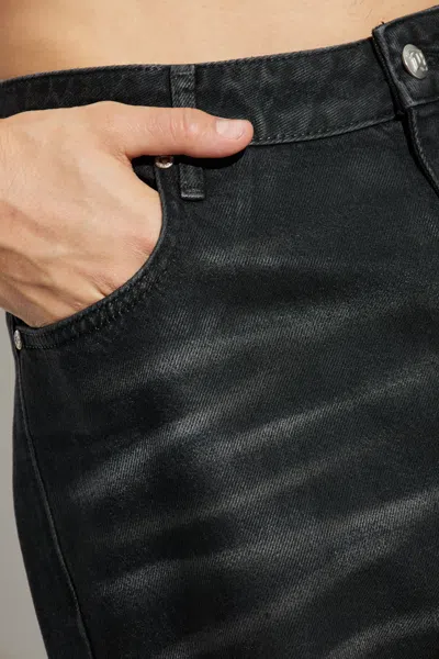 Misbhv Austin Coated Jeans In Black