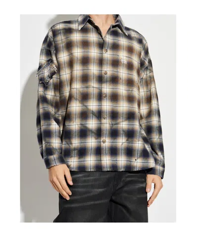 Misbhv Button-down Long-sleeved Shirt In Multi