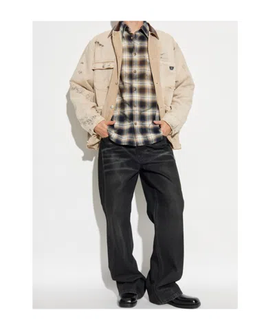 Misbhv Button-down Long-sleeved Shirt In Multi