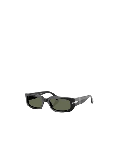 Persol Geometric Frame Sunglasses In Black
