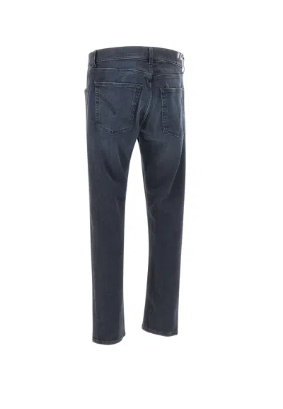 Dondup Brighton Trousers Featuring Five-pocket Design In Blue
