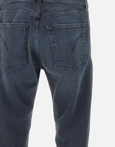 Dondup Brighton Trousers Featuring Five-pocket Design In Blue