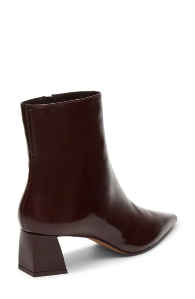 Steve Madden Ashli Pointed Toe Bootie In Burgundy