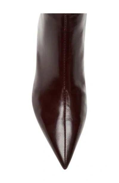 Steve Madden Ashli Pointed Toe Bootie In Burgundy