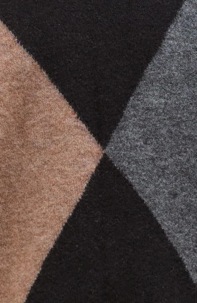 Barbour Sabrina Colorblock Wool Blend Crewneck Sweater In Gray