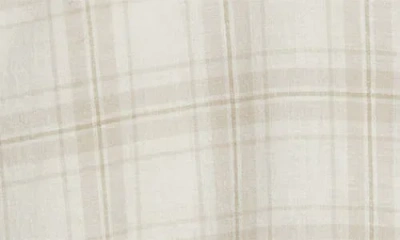 Rails Clyde Plaid Hemp & Cotton Button-up Shirt In White