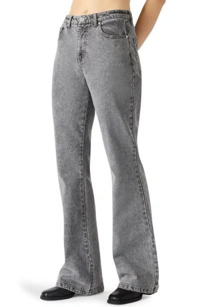 Steve Madden Irys Bootcut Jeans In Gray