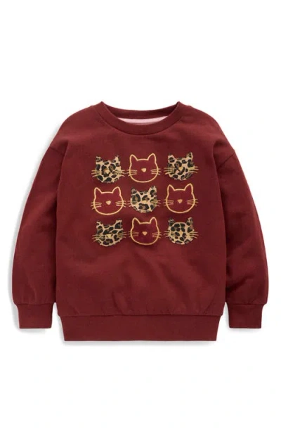 Mini Boden Kids' Fun Sweatshirt In Burgundy