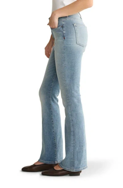 Warp & Weft Warp+weft Nao High Waist Bootcut Jeans In Blue