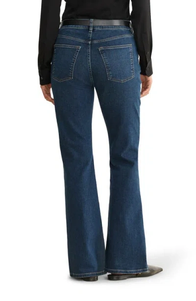 Warp & Weft Warp+weft Nao High Waist Bootcut Jeans In Blue