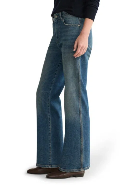 Warp & Weft Warp+weft Sat '90s High Waist Relaxed Straight Leg Jeans In Blue