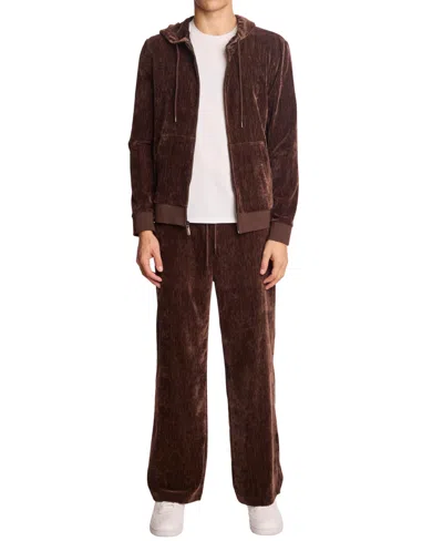 Paisley & Gray Men's Zippered Hoodie In Brown