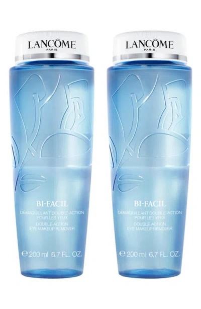 Lancôme Bi-facil Eye Makeup Remover Duo $104 Value In Transparent