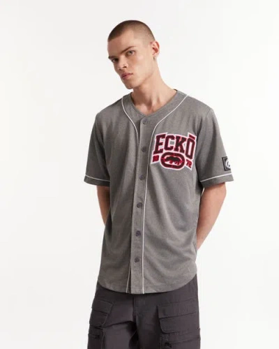 Ecko Unltd . In The Show Button Front Top In Gray