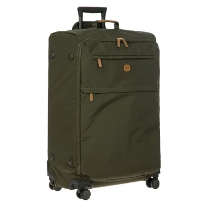 Bric's Olive X-travel Medium 4-wheel Suitcase 71cm In Green
