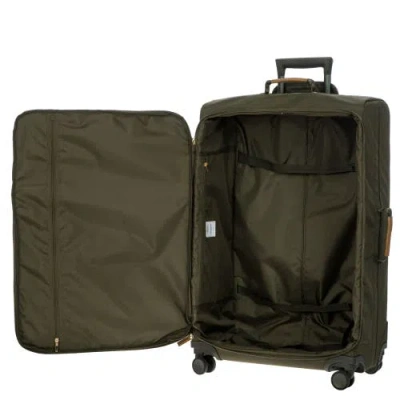Bric's Olive X-travel Medium 4-wheel Suitcase 71cm In Green