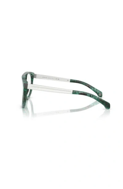 Moncler 55mm Pilot Optical Glasses In Green