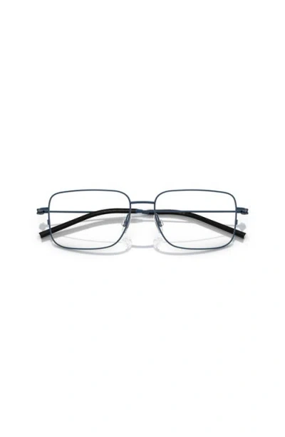 Moncler 54mm Irregular Optical Glasses In Blue