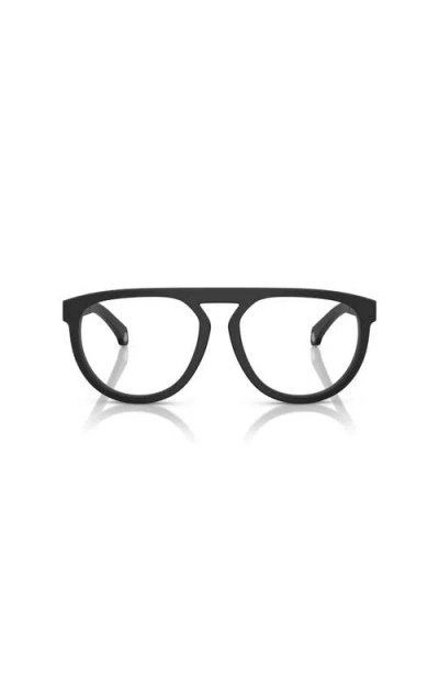 Moncler 57mm Pilot Optical Glasses In Black