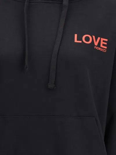 Fiorucci Kissing Angels Love Print Relaxed Hoodie In Multi