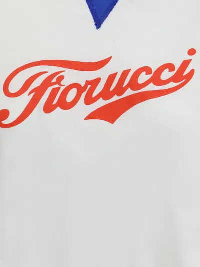 Fiorucci Varsity Logo Regular T-shirt In White