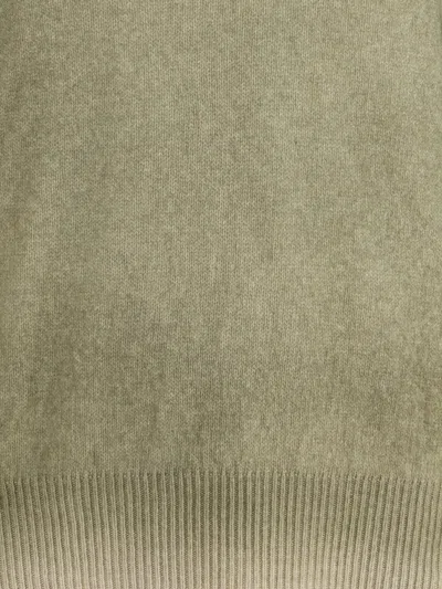 Aragona Cashmere Crewneck With Gradient Effect In Green