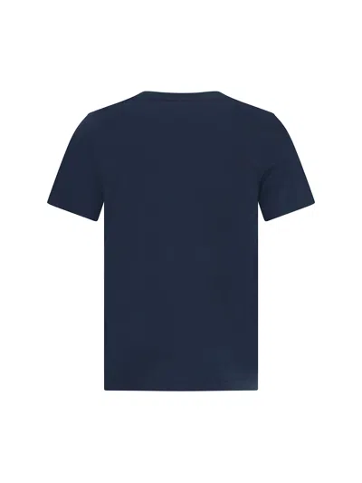 Maison Kitsuné Navy Fox Head T-shirt In Blue