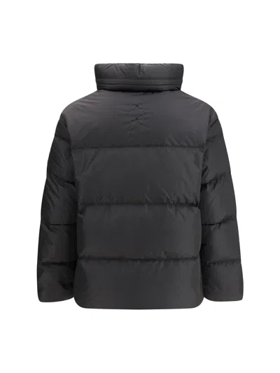 Premiata Padded Nylon Down Jacket In Black