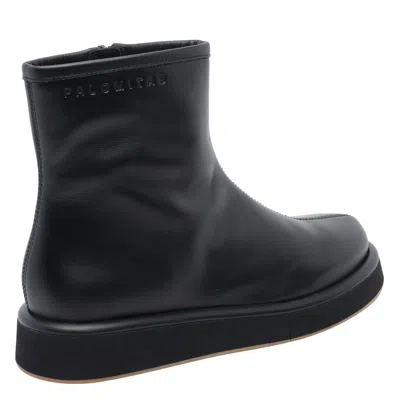 Paloma Barceló Alison Platform Zip Boots In Black