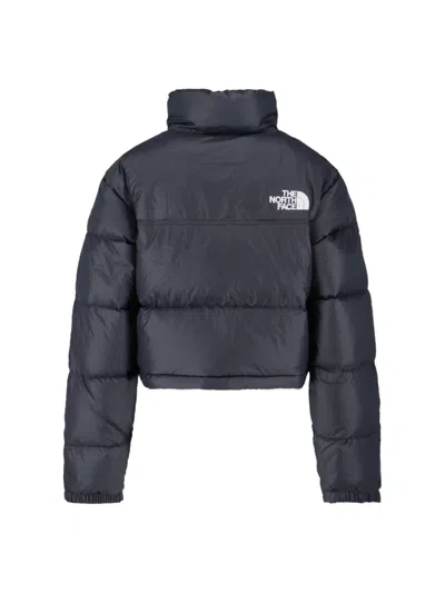 The North Face Nuptse Short Down Jacket In Black