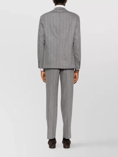 Eleventy Tailored Suit And Straight-leg Trousers In Gray