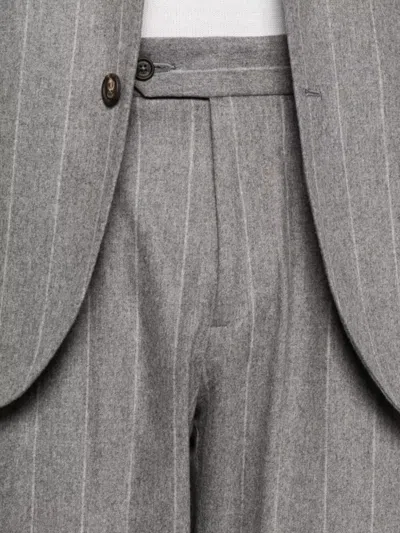 Eleventy Tailored Suit And Straight-leg Trousers In Gray