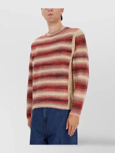 Paul Smith Striped Sweater In Brown
