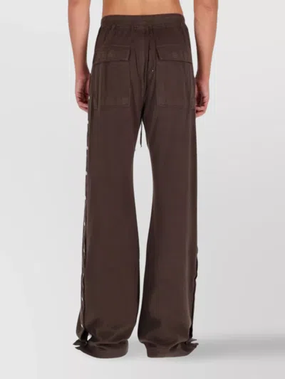 Rick Owens Drkshdw Pants "pusher" In Brown