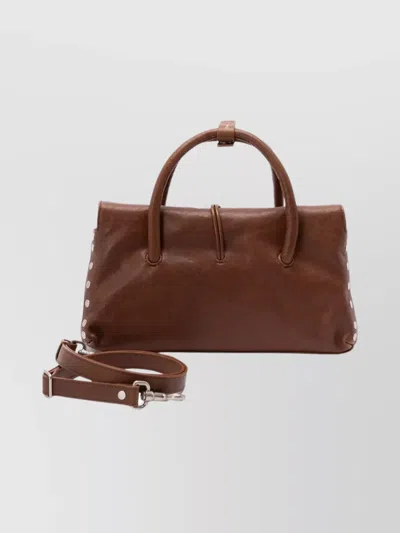 Zanellato Small Dotta In Hammered Leather Bags