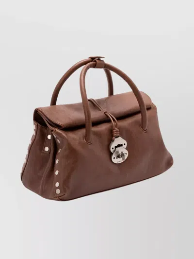 Zanellato Small Dotta In Hammered Leather Bags