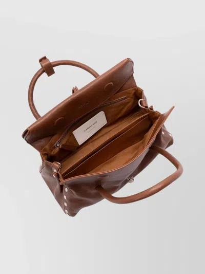 Zanellato Small Dotta In Hammered Leather Bags