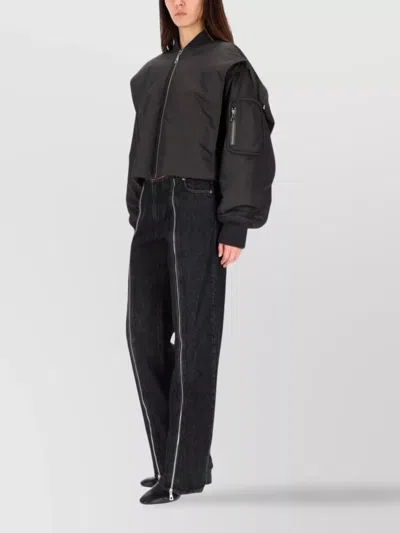 Jean Paul Gaultier Oversized Shoulder Jacket Sleeve Pocket In Gray