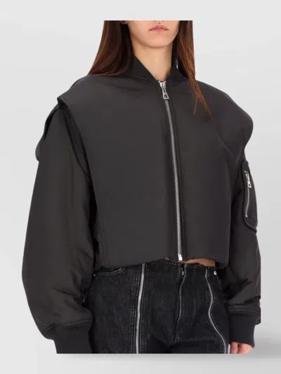 Jean Paul Gaultier Oversized Shoulder Jacket Sleeve Pocket In Gray