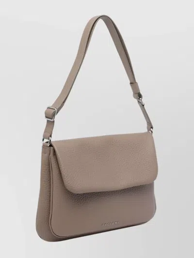 Orciani Taupe Small Soft Diana Crossbody Bag In Neutral